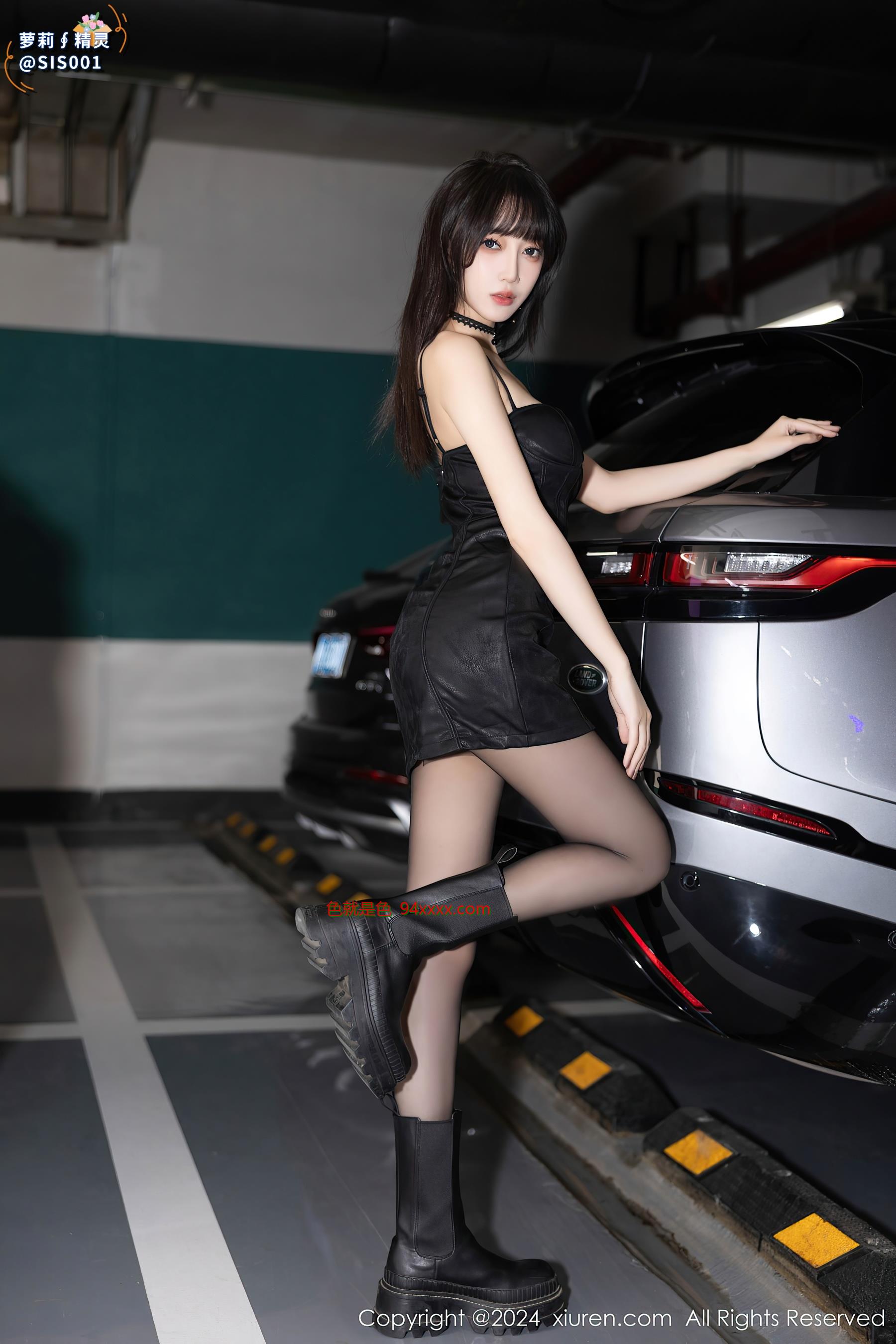 玥儿玥er 性感黑色吊带短裙 黑色薄纱情趣服饰迷人诱惑写真[91P]