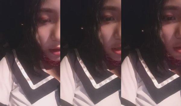 学生装妹子车上与小JJ男子车震直播 干完下车路边再干