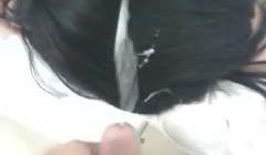 图书馆 趴在桌子上睡着的妹子被糟蹋了 1。