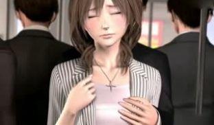 [3D]电车プレー [夜桜字幕组]