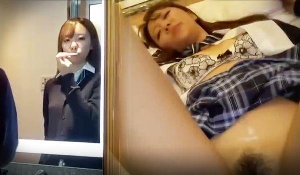 第一视角洗漱好要去上学的妹妹被我先操一顿