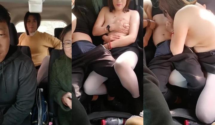 河南老王给两个性饑渴的良家少妇找猛男最近疫情开房有点严来点刺激的玩车震3P