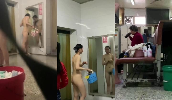 女人坑女人！大学校内浴池正对出口拍各种裸身学妹 猥琐女TP洗浴中心女池内春光 出租屋美女洗澡洗逼