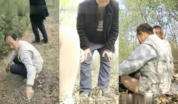 少妇突袭老汉村勾引放羊老农 →燕姐户外 把大爷拉到小树林按倒强奸刺激3P疯狂榨汁吸干阳气
